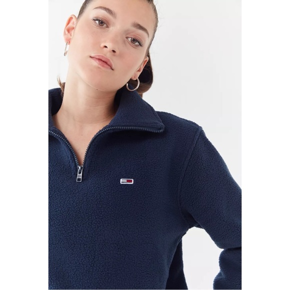 Tommy Jeans Cozy Half-Zip Sweater - Picture 3 of 13